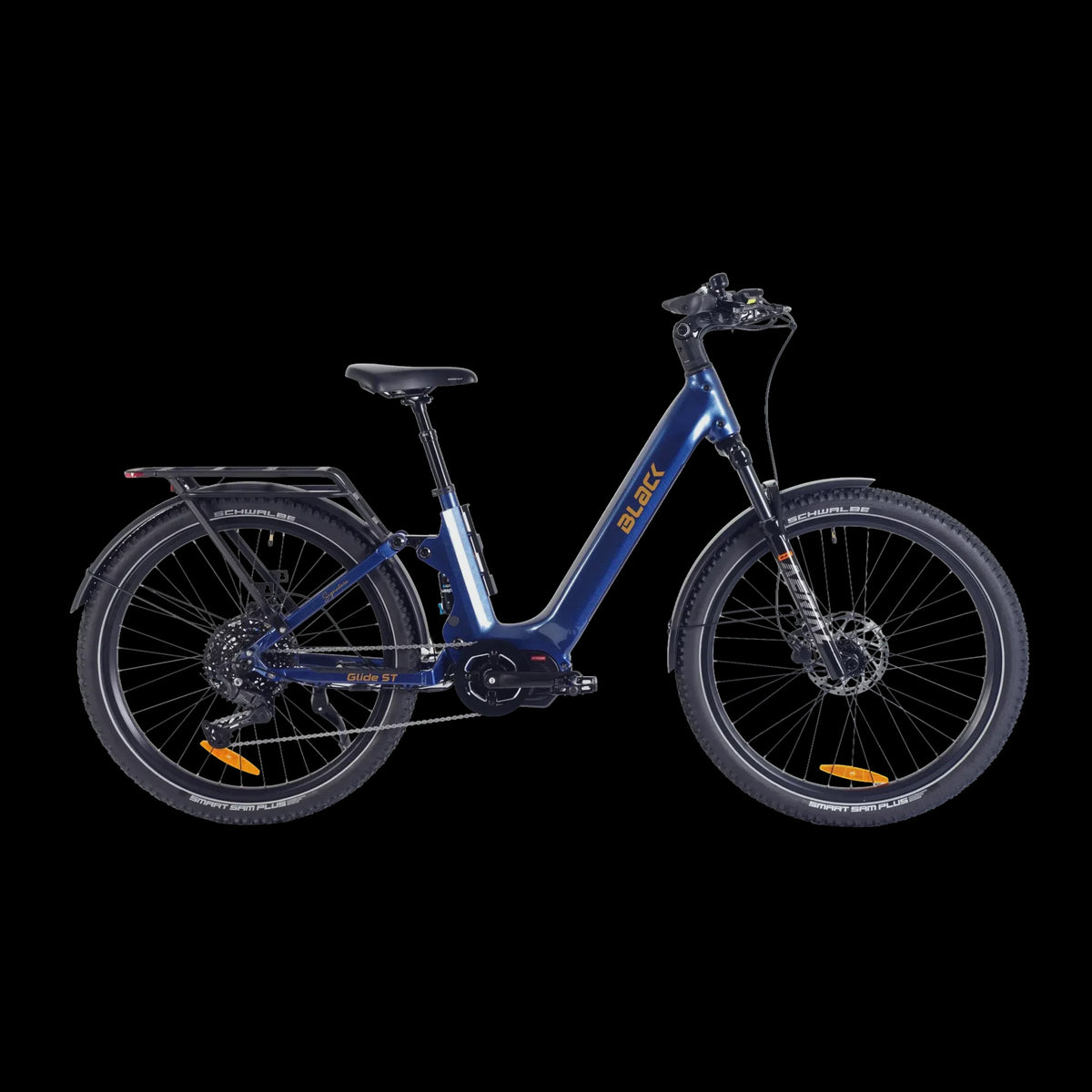 Black Glide ST - Full Suspension Step Thru E-Bike